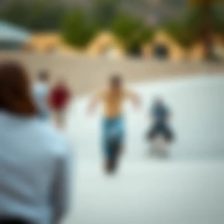 Skateboarding community engagement