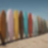 Surfboard shape variations for intermediate surfers