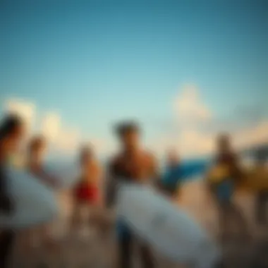 Celebrating the Local Surf Culture of Barbados Local surf culture showcased in a beachside gathering