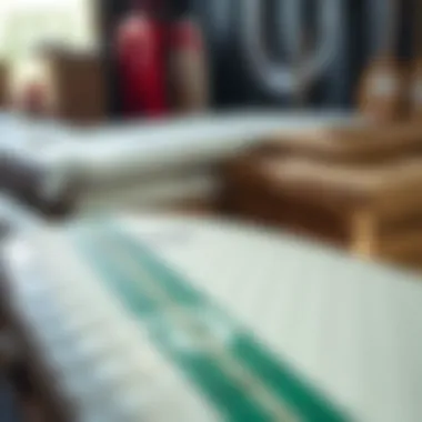 Protective surfboard packaging with bubble wrap and foam