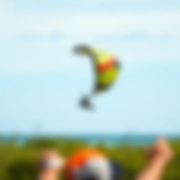 Cabrinha Contra 15M kite soaring in the sky