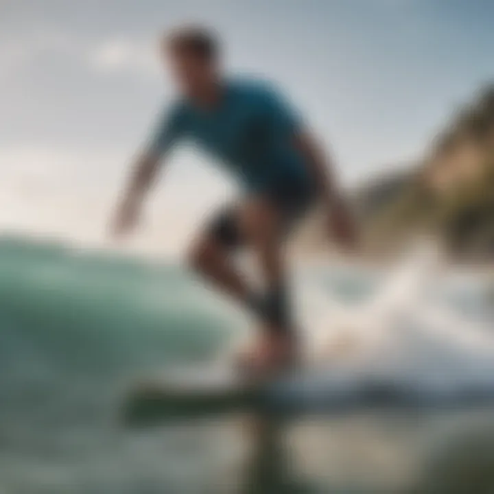 A skater demonstrating a surfing-inspired riding style