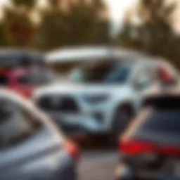 Different types of SUP racks for SUVs displayed