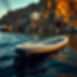 Collapsible paddle board showcasing innovative design