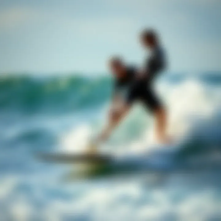 Comparative Analysis: Electric Hydrofoil vs Traditional Surfing Comparison graphic illustrating electric hydrofoil surfing versus traditional surfing