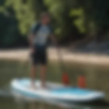 A well-maintained SUP with essential care products