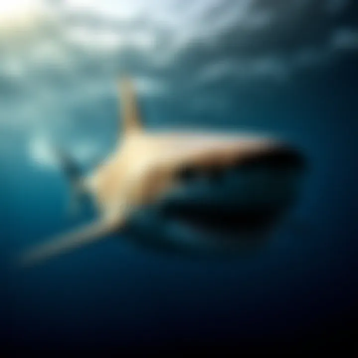 Protecting Sharks: Conservation Initiatives Visual representation of conservation efforts, featuring activists and organizations working to protect sharks.