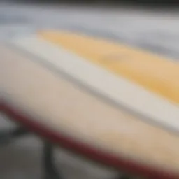 A pristine surfboard ready for wax removal