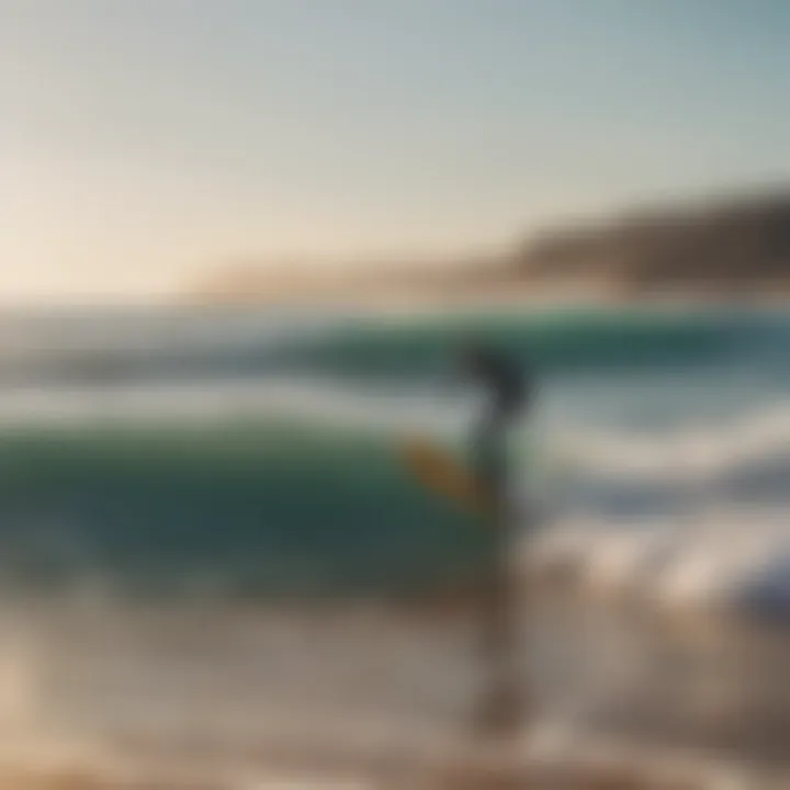 Close-up of a jet surfboard showcasing its sleek design