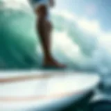 Innovative surfboard design showcasing cutting-edge technology