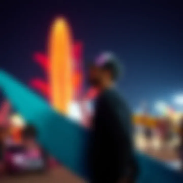 Vibrant surf community event highlighting culture and engagement