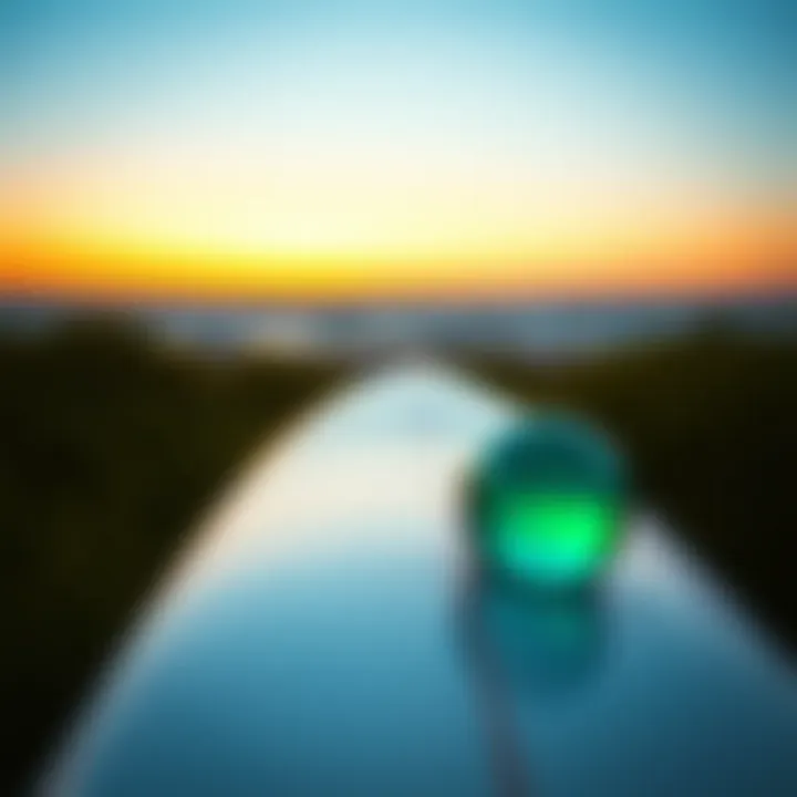 Ecologically sustainable surfing gear reflecting environmental commitment