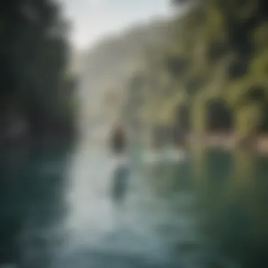 A group of paddlers enjoying a day on the water