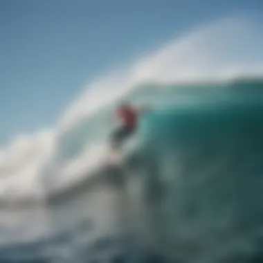 Jon Jon Florence riding a powerful wave