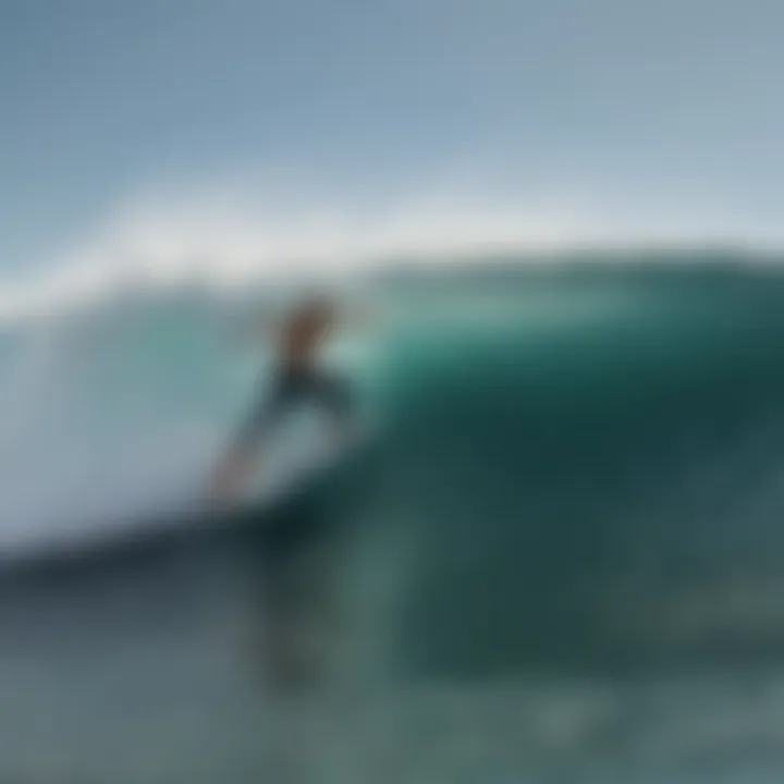 Jon Jon Florence showcasing a unique surfing trick