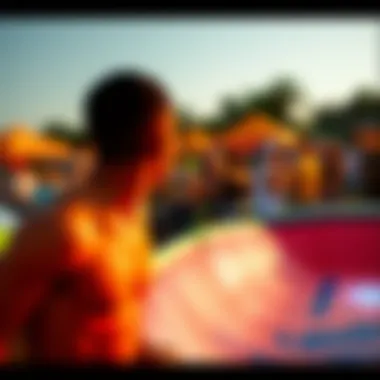 Vibrant Community Event at the Wake Park A vibrant community event at a wake park