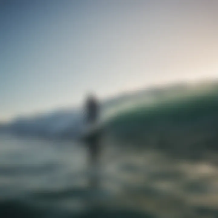 Surfers riding the waves in Playa Venao