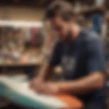 Local artisan creating unique surf apparel