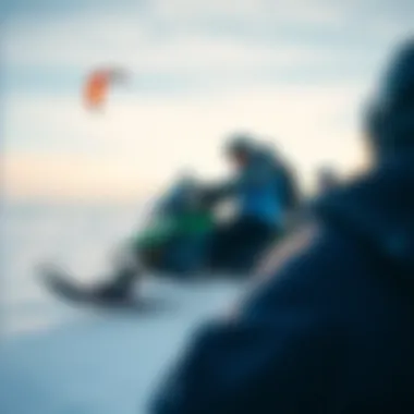An engaging workshop on snow kiteboarding techniques and safety tips.
