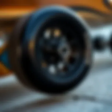 Technological Advancements in Skateboard Wheels Close-up of skateboard wheels showcasing advanced technology