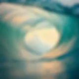 A vibrant depiction of the iconic wave painting capturing its dynamic motion and energy