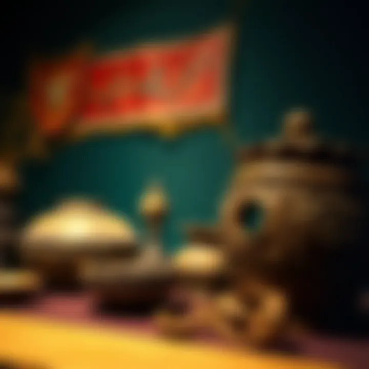 Historical artifacts reflecting the rich cultural heritage of civilizations influenced by the Pacific.