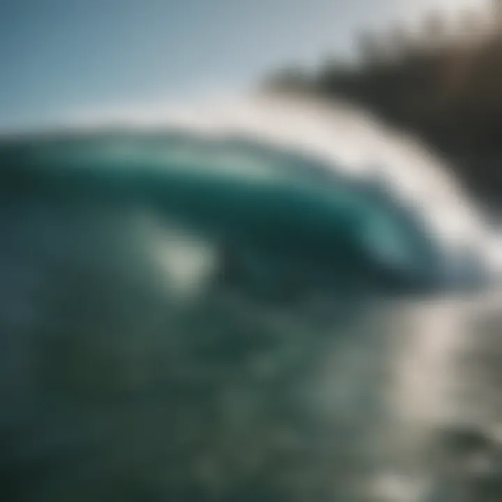 Surfers enjoying the waves at Nias Island