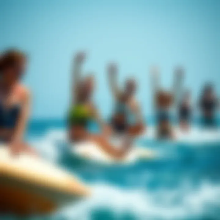 A vibrant wakeboarding community enjoying a day on the water.