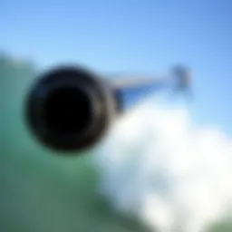Close-up of Fiblink surf rod construction