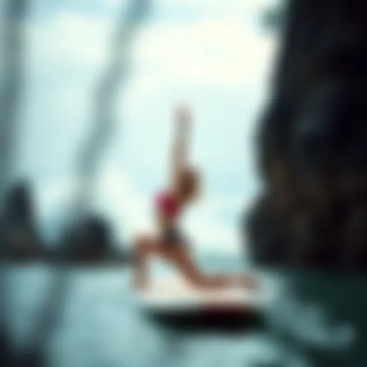 Engaging core muscles with a powerful yoga pose