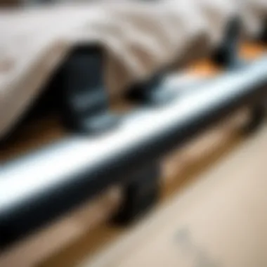 Close-Up of Heytrip Roof Rack Materials and Construction Close-up of Heytrip roof rack materials and construction
