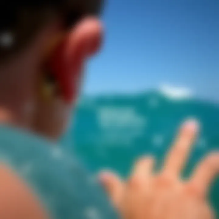 Recognizing Symptoms Visual representation of symptoms indicating trapped water in the ear