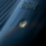 Close-up of wetsuit material showing damage