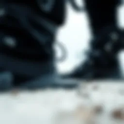 Close-up view showcasing the texture of premium kitesurf booties.