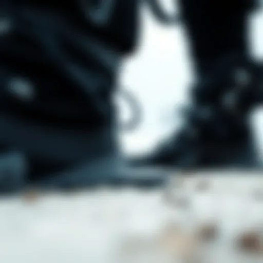 Close-up view showcasing the texture of premium kitesurf booties.