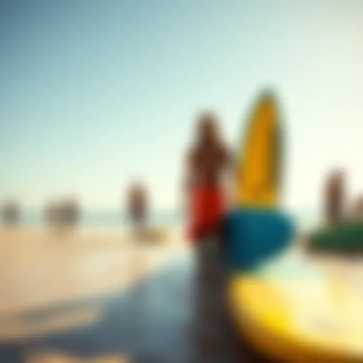 A vibrant community of land surfboarders enjoying a sunny day