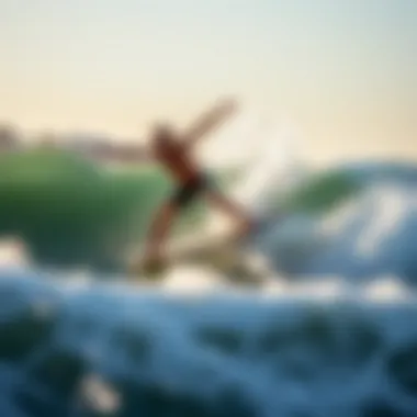 Performance Excellence on Ocean Rodeo Boards An expert surfer demonstrating impressive maneuvers on an Ocean Rodeo board.