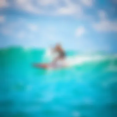 Vibrant Waters of Power Paddleboarding Dynamic power paddleboarding scene showcasing vibrant waters