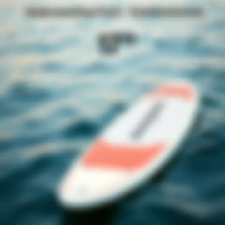 Understanding Paddle Board Dimensions Illustration of paddle board dimensions highlighting length and width