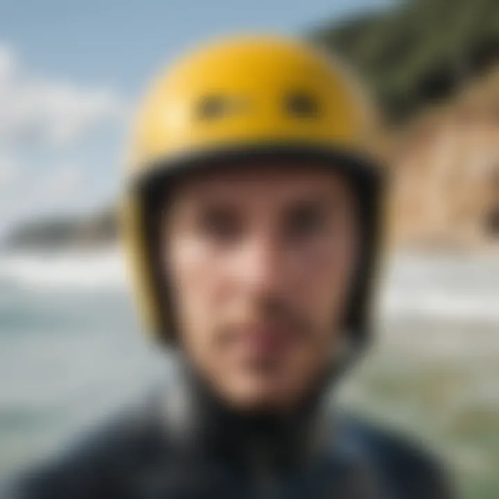 Materials used in constructing soft surf helmets