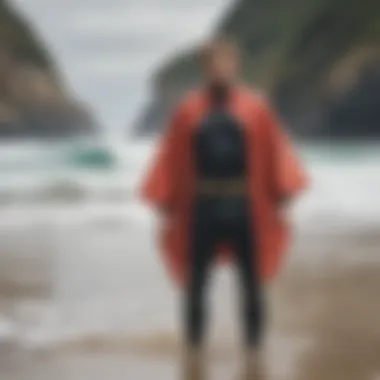 Different materials used in surf ponchos