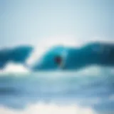 A vibrant wave crashing symbolizing the essence of surf culture