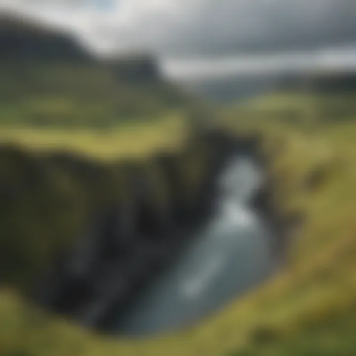 A breathtaking panoramic landscape of the Irish countryside