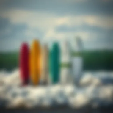 Comparison of surfboard types