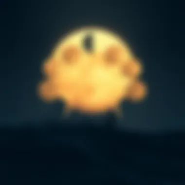 Visual Representation of Moon Phases Phases of the moon illustrated in a circle