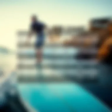 Visual representation of surf leash sizes