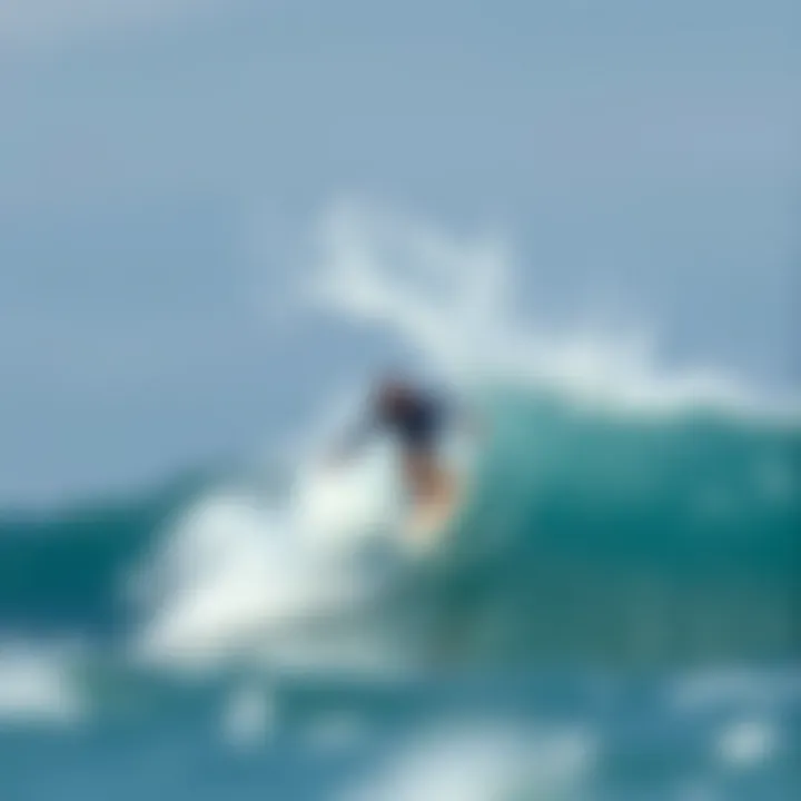 Surfing enhanced by wind dynamics