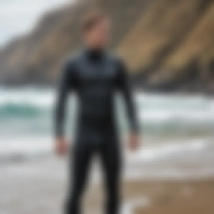 Visual representation of body types and their wetsuit compatibility