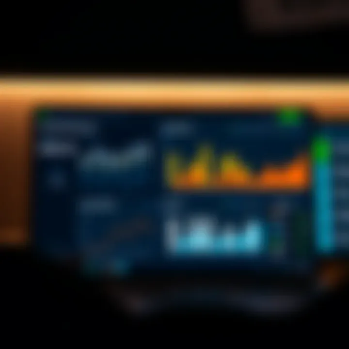 Automated Reporting Dashboard An automated reporting dashboard displaying financial metrics