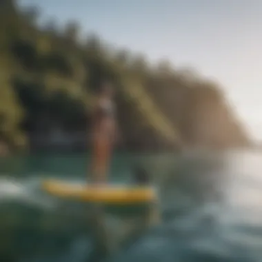 User experience on water with inflatable paddle board